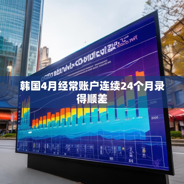韩国4月经常账户连续24个月录得顺差