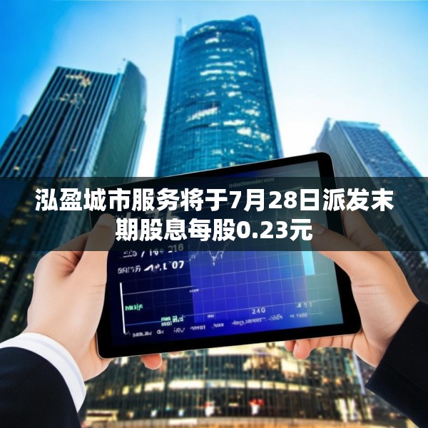 泓盈城市服务将于7月28日派发末期股息每股0.23元