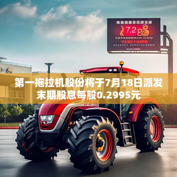 第一拖拉机股份将于7月18日派发末期股息每股0.2995元