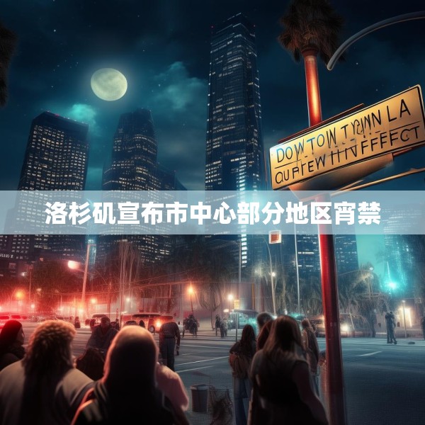 洛杉矶宣布市中心部分地区宵禁