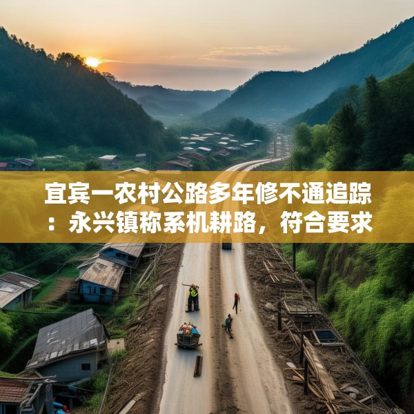 宜宾一农村公路多年修不通追踪：永兴镇称系机耕路，符合要求