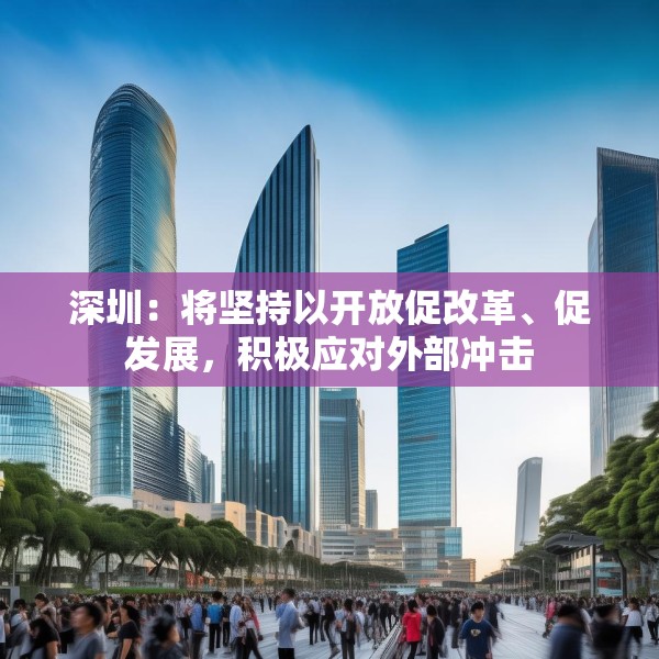 深圳：将坚持以开放促改革、促发展，积极应对外部冲击