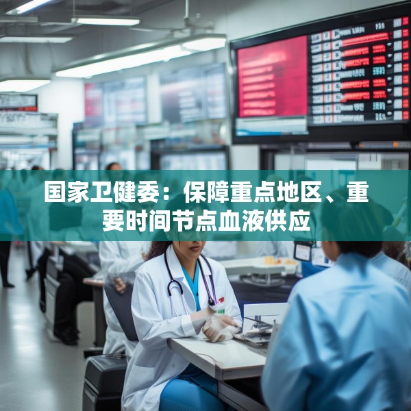 国家卫健委：保障重点地区、重要时间节点血液供应
