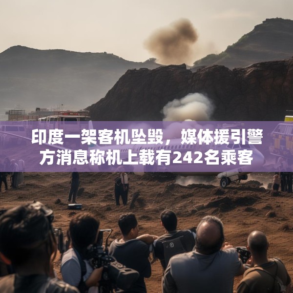 印度一架客机坠毁，媒体援引警方消息称机上载有242名乘客