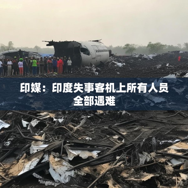 印媒：印度失事客机上所有人员全部遇难