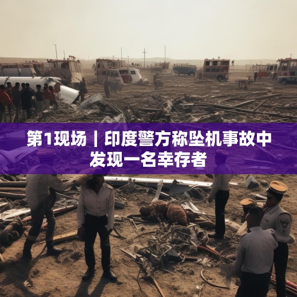 第1现场｜印度警方称坠机事故中发现一名幸存者