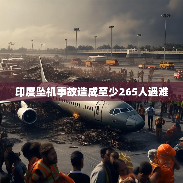 印度坠机事故造成至少265人遇难
