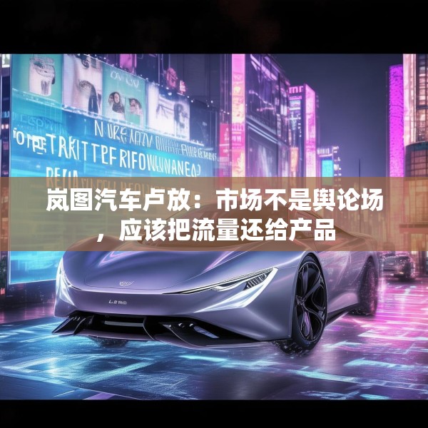 岚图汽车卢放：市场不是舆论场，应该把流量还给产品