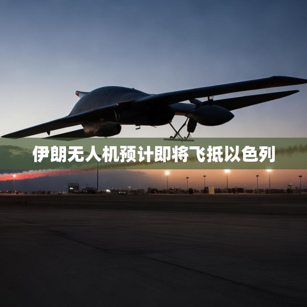 伊朗无人机预计即将飞抵以色列