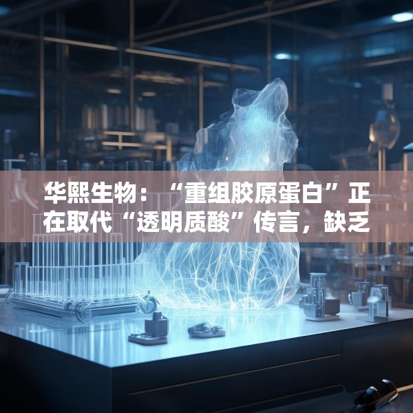 华熙生物：“重组胶原蛋白”正在取代“透明质酸”传言，缺乏真实数据支持