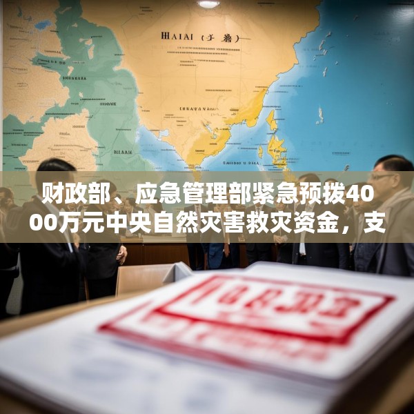 财政部、应急管理部紧急预拨4000万元中央自然灾害救灾资金，支持海南、广东、广西做好防汛防台风应急抢险救灾工作