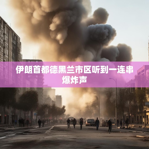 伊朗首都德黑兰市区听到一连串爆炸声