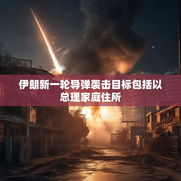 伊朗新一轮导弹袭击目标包括以总理家庭住所