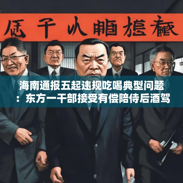 海南通报五起违规吃喝典型问题：东方一干部接受有偿陪侍后酒驾，被“双开”并移送审查起诉