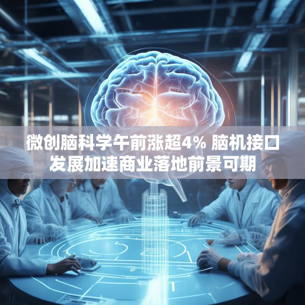 微创脑科学午前涨超4% 脑机接口发展加速商业落地前景可期